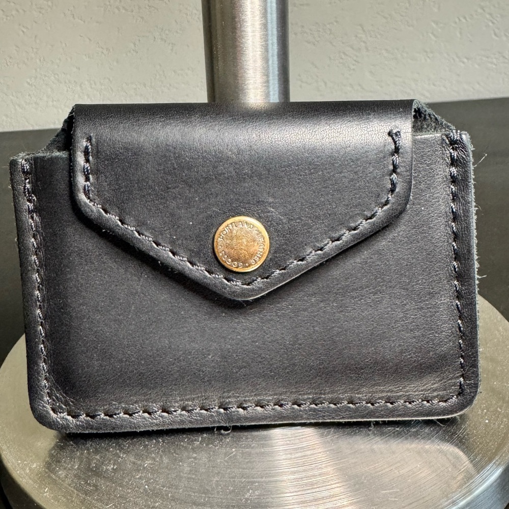 Portland Leather Goods Black Leather wallet